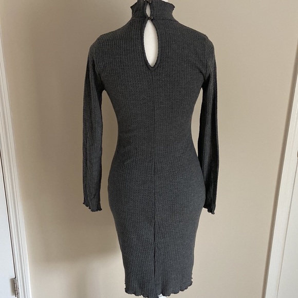 Charlotte Russe grey knit dress in a size small - Picture 3 of 4